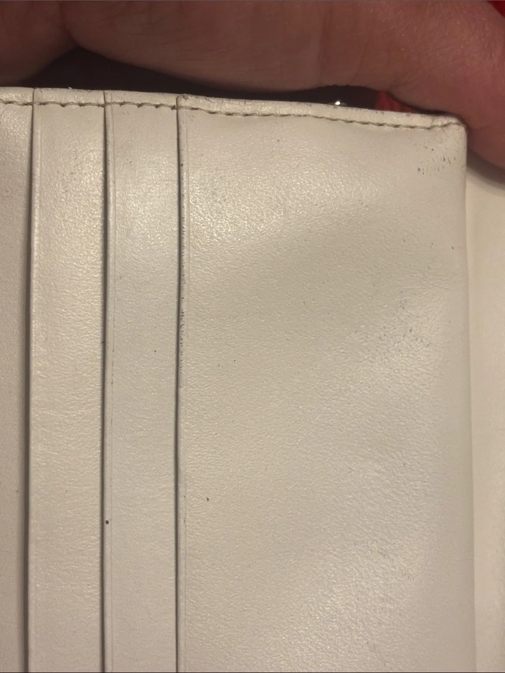 Burberryblu label  Cream and Beige Buckle Accent kisslock  Wallet